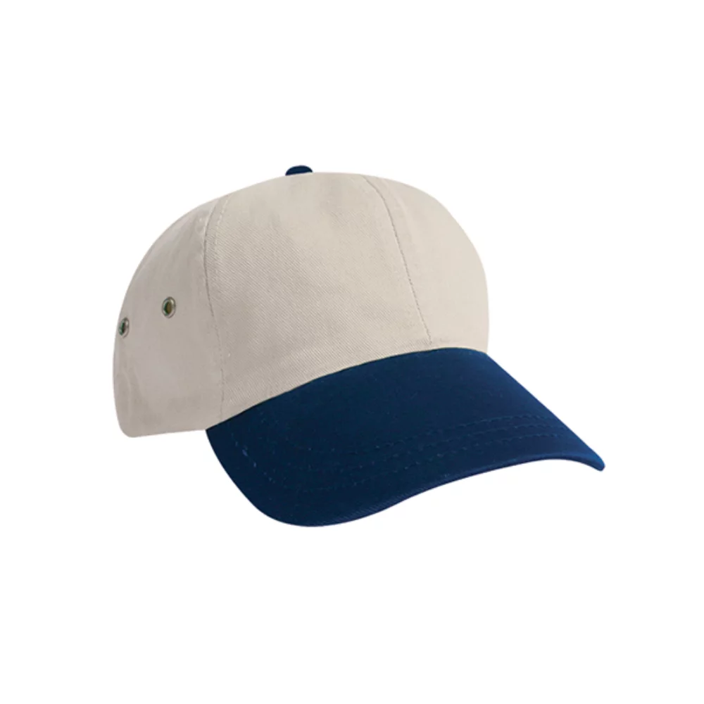 Casquette polo en sergé de coton lavé non structuré