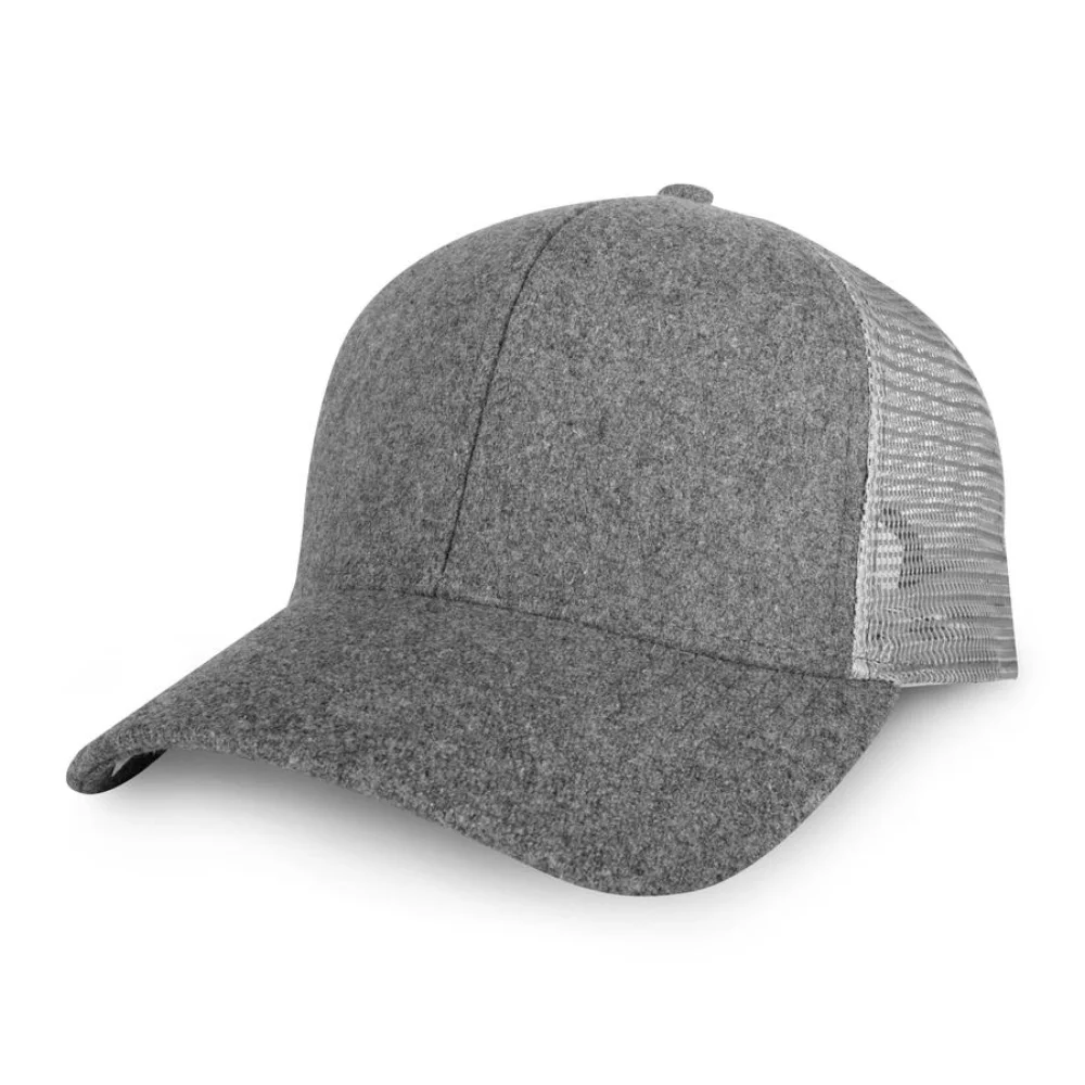Casquette de camionneur en mélange de laine de qualité supérieure