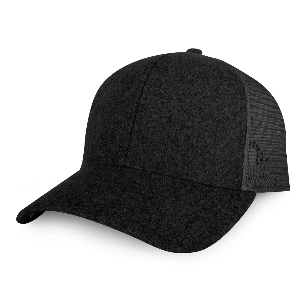 Casquette de camionneur en mélange de laine de qualité supérieure