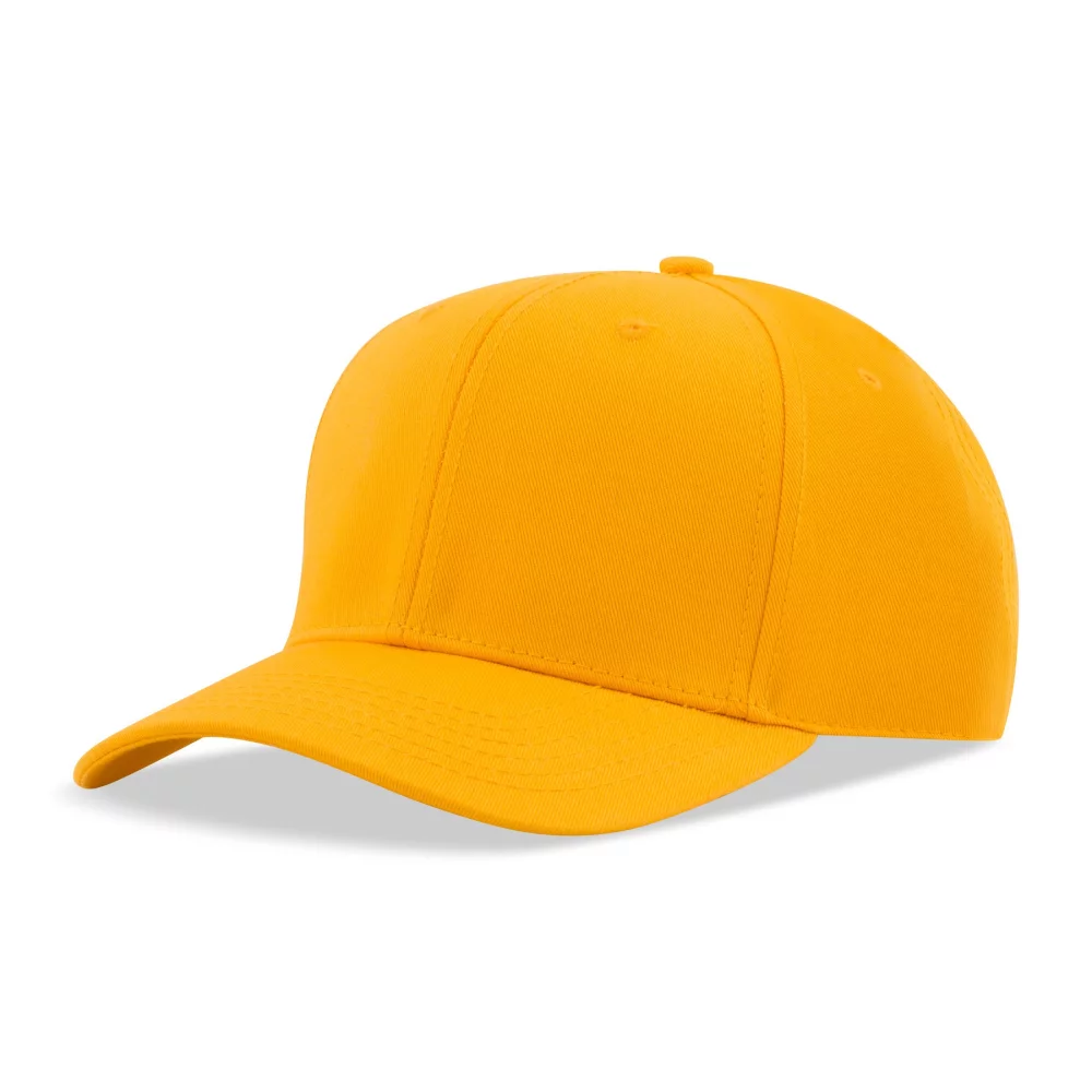 Casquette de style professionnel en sergé de coton construit en 6 panneaux de luxe