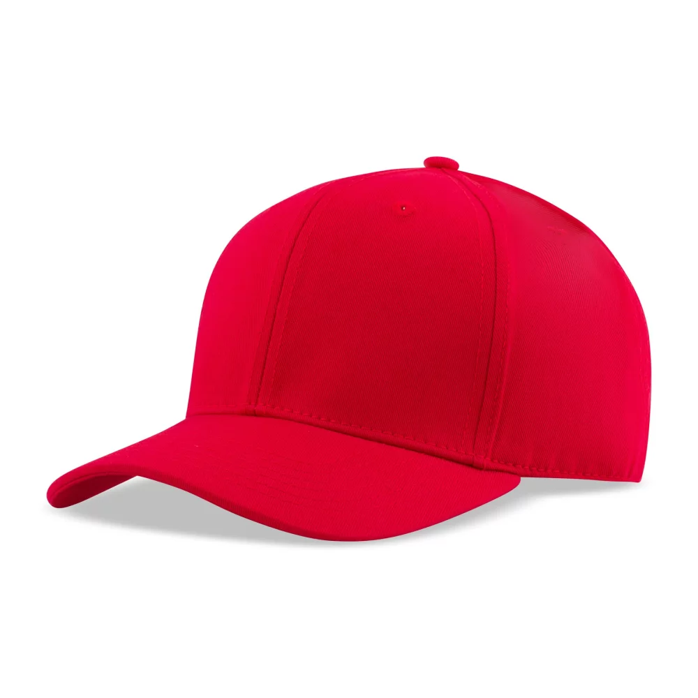 Casquette de style professionnel en sergé de coton construit en 6 panneaux de luxe