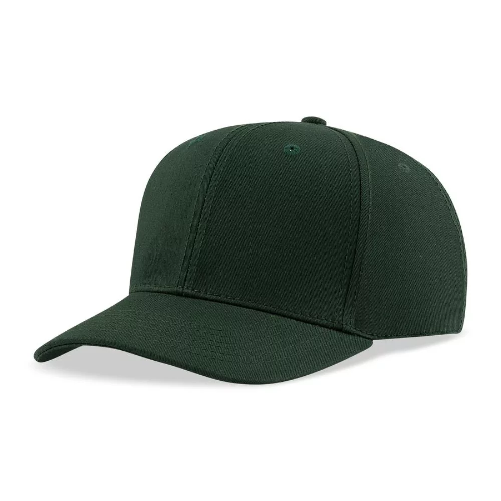 Casquette de style professionnel en sergé de coton construit en 6 panneaux de luxe
