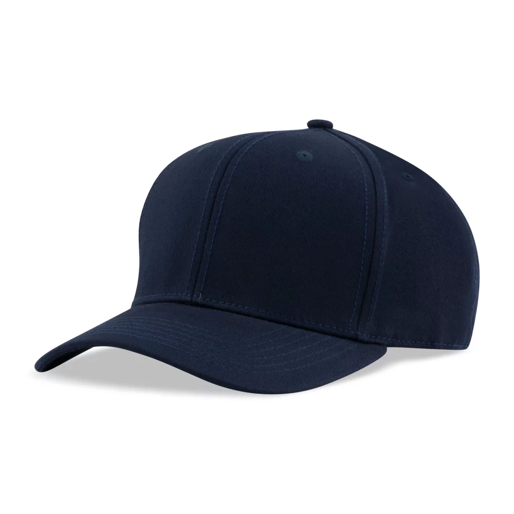 Casquette de style professionnel en sergé de coton construit en 6 panneaux de luxe