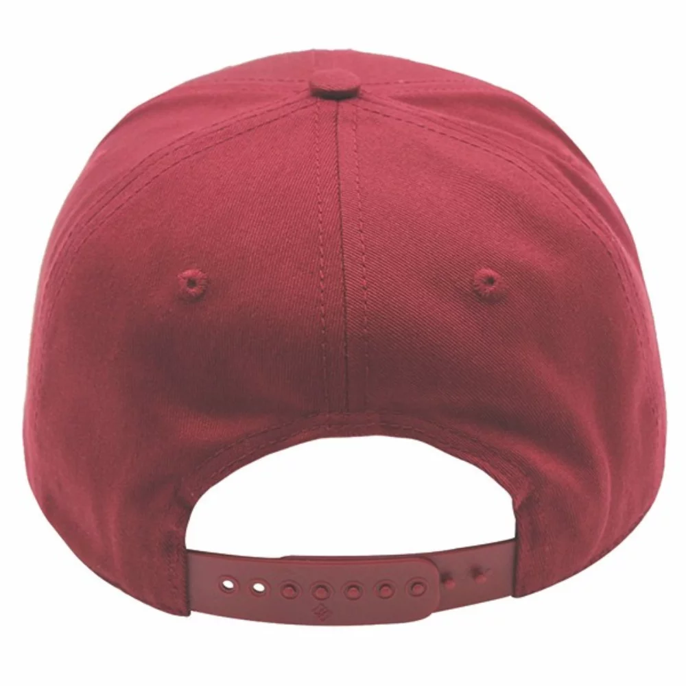 Casquette de style professionnel en sergé de coton construit en 6 panneaux de luxe