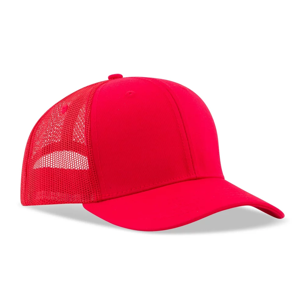 Casquette de style professionnel en coton sergé de luxe à 6 panneaux avec filet en arrière.