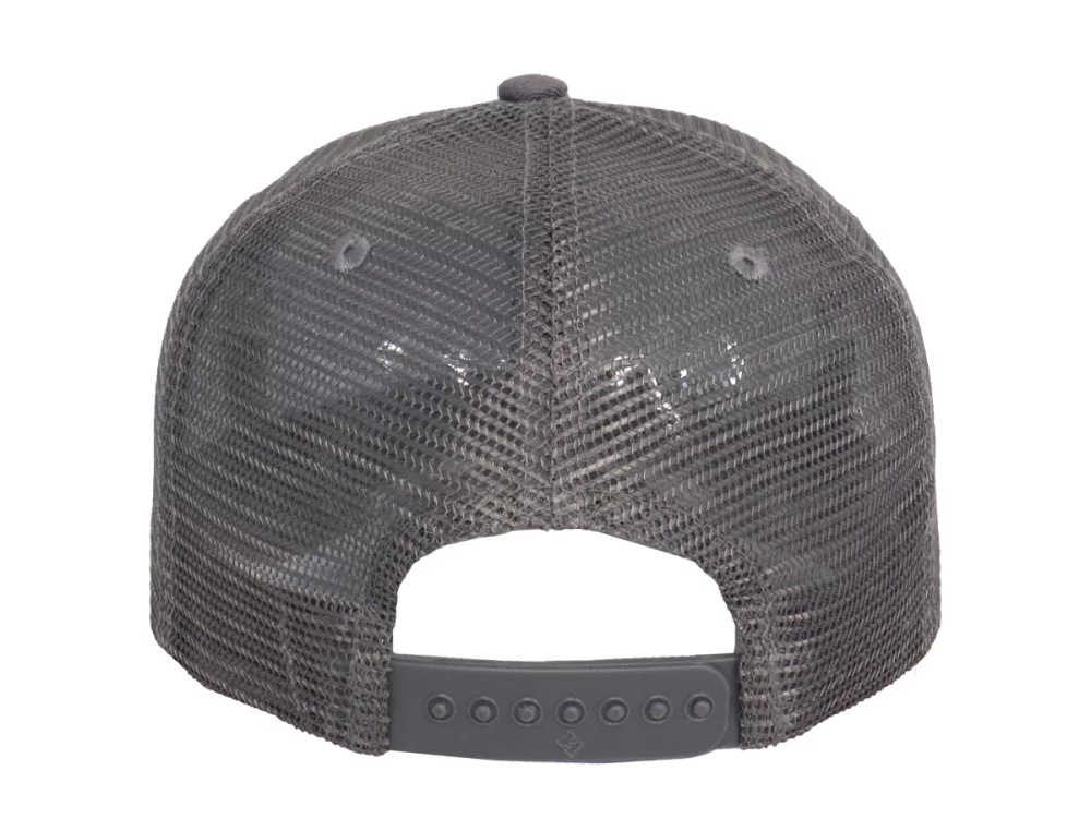 Casquette de style professionnel en coton sergé de luxe à 6 panneaux avec filet en arrière.