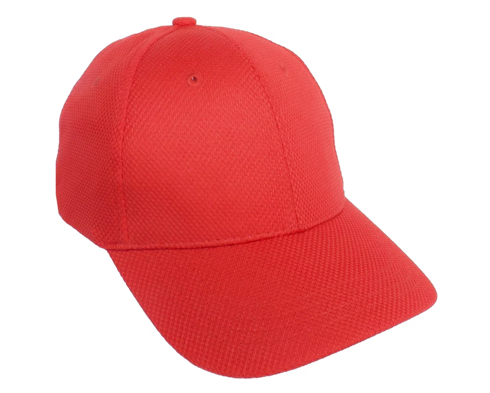 Casquette de performance ultra légère en tissu à motif en diamant.