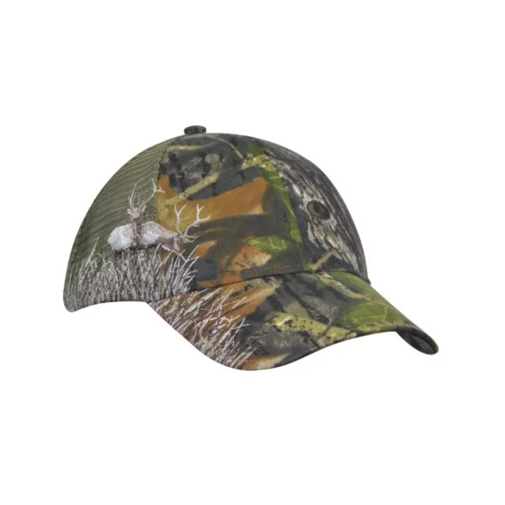 Mossy Oak® Camouflage Hunting- Elk Mesh Cap