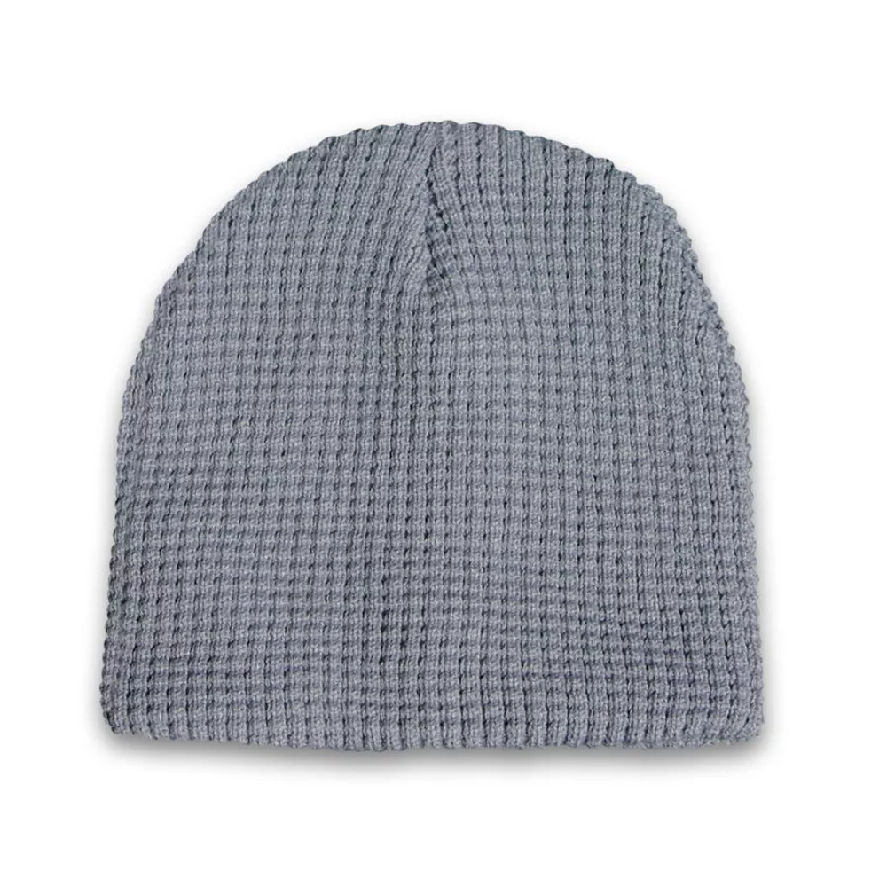 Bonnet tricoté en maille épaisse en forme de gaufre