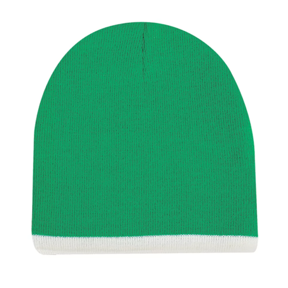 Bonnet en tricot à revers