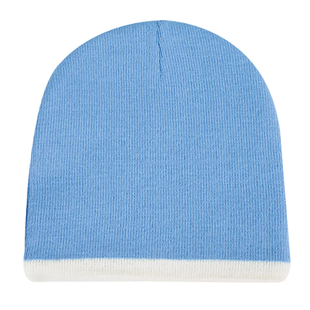 Bonnet en tricot à revers