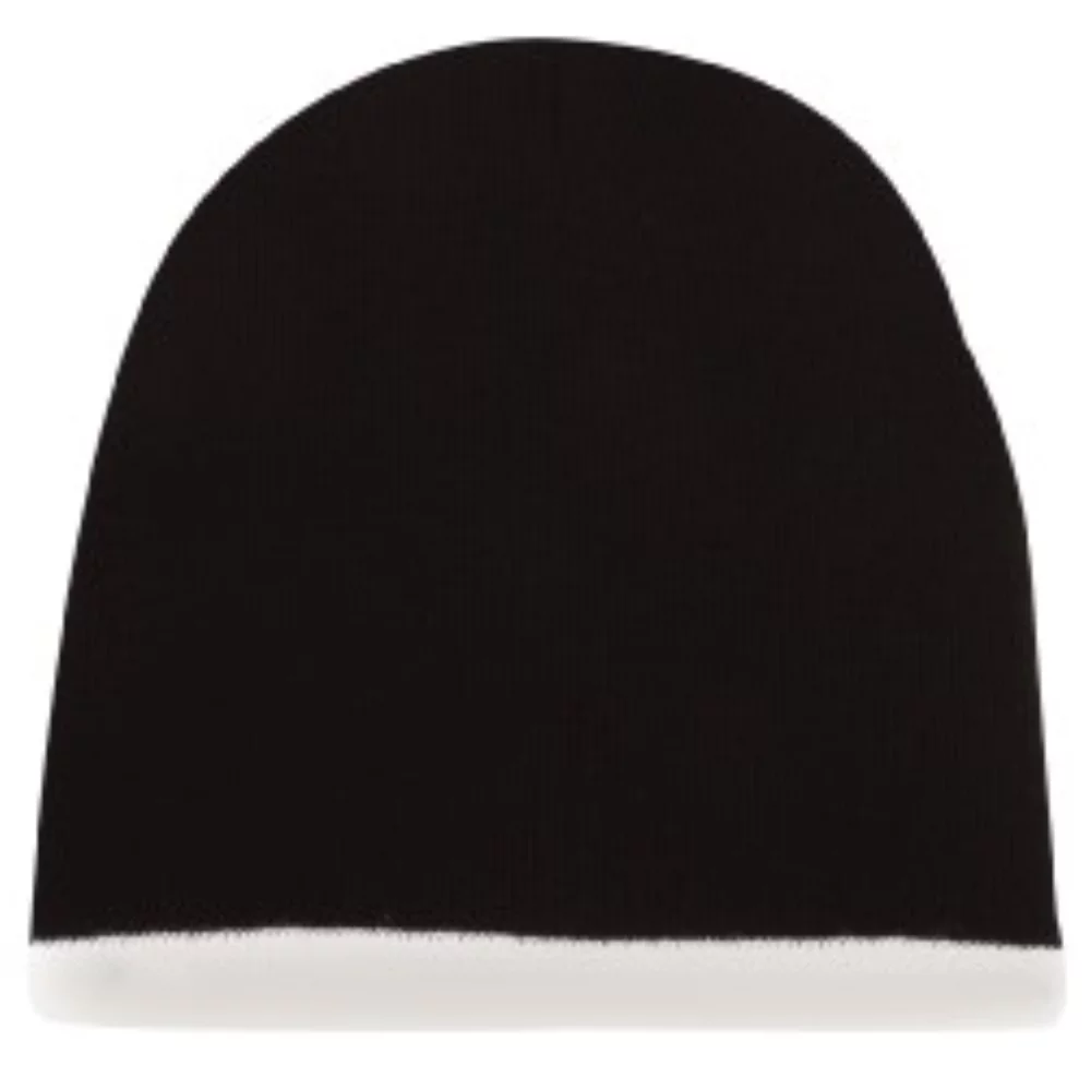 Bonnet en tricot à revers
