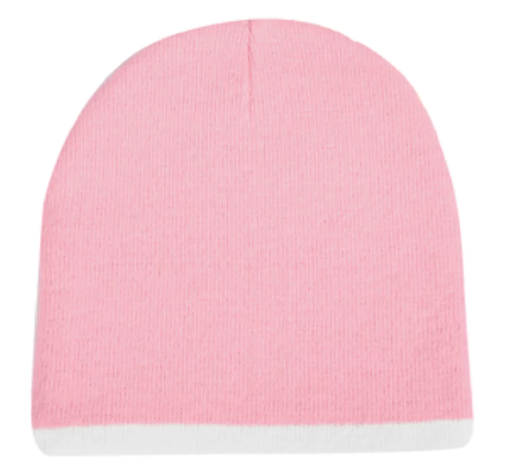 Bonnet en tricot à revers