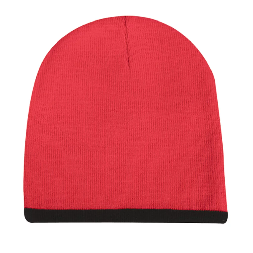 Bonnet en tricot à revers