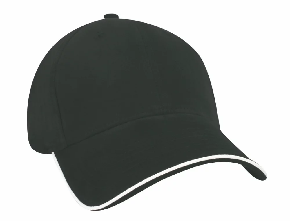 Nu-Fit® Constructed Ultra-Light Brushed Cotton Spandex Fitted Cap w/Visor Trim