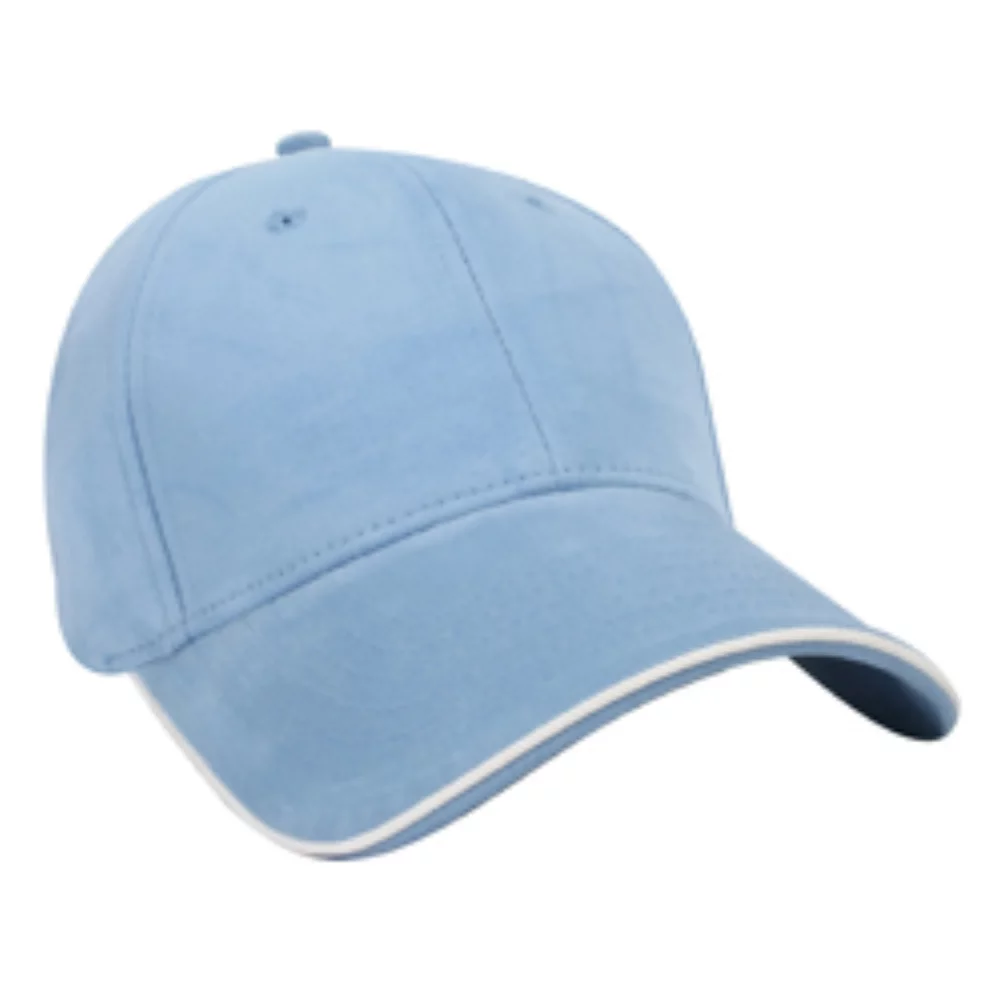 Nu-Fit® Constructed Ultra-Light Brushed Cotton Spandex Fitted Cap w/Visor Trim