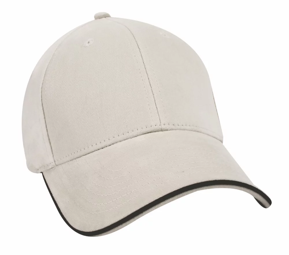 Nu-Fit® Constructed Ultra-Light Brushed Cotton Spandex Fitted Cap w/Visor Trim