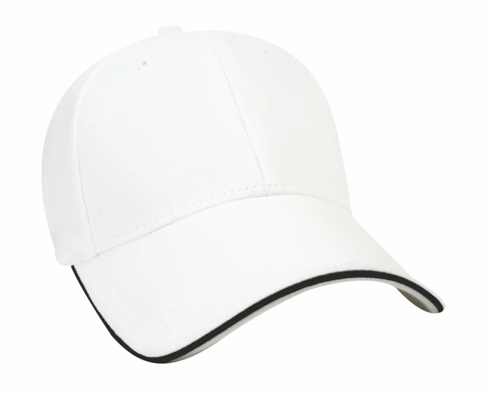 Nu-Fit® Constructed Ultra-Light Brushed Cotton Spandex Fitted Cap w/Visor Trim