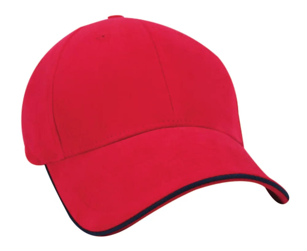 Nu-Fit® Constructed Ultra-Light Brushed Cotton Spandex Fitted Cap w/Visor Trim