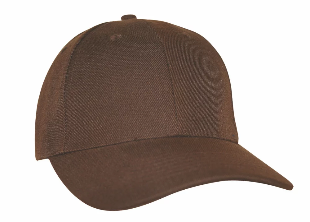 Casquette à 6 panneaux en poly-serge construit