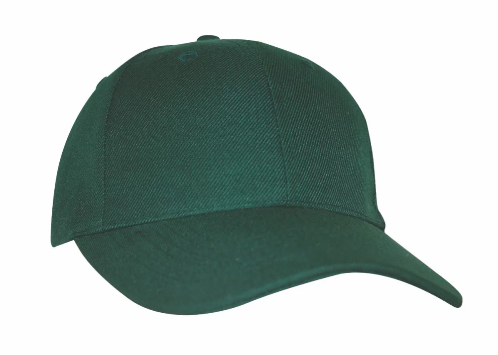 Casquette à 6 panneaux en poly-serge construit