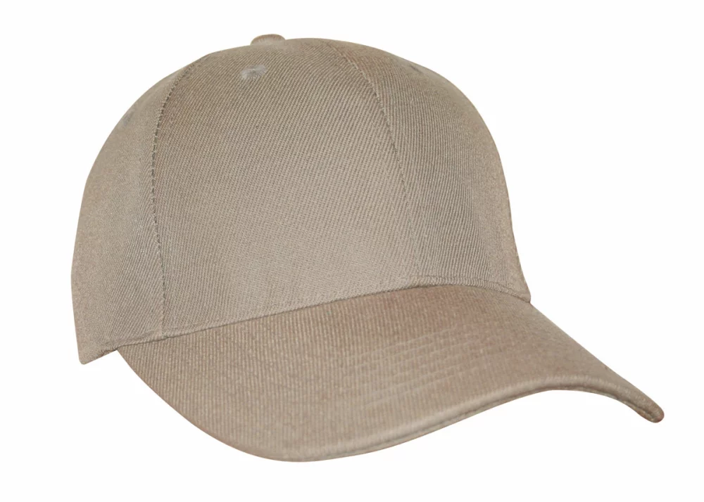 Casquette à 6 panneaux en poly-serge construit