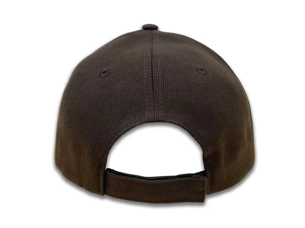 Casquette à 6 panneaux en poly-serge construit