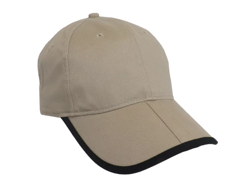 Casquette pliable en coton brossé fabriquée