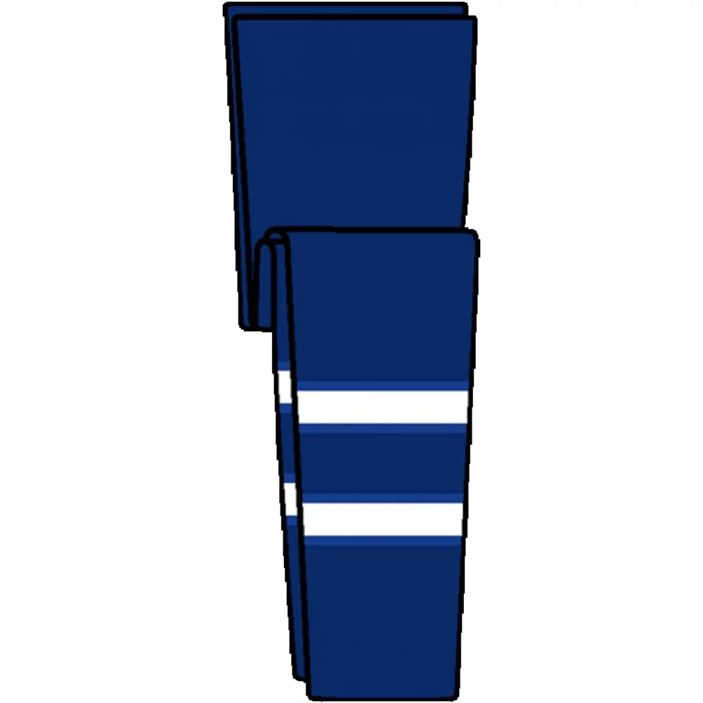 Winnipeg Pro Series Navy Blue Socks w/White Stripes