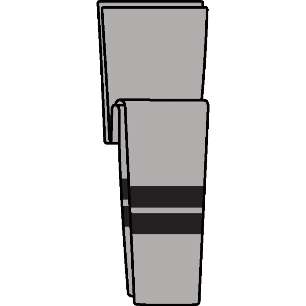 Los Angeles Pro Series Gray Sock w/Black Stripes