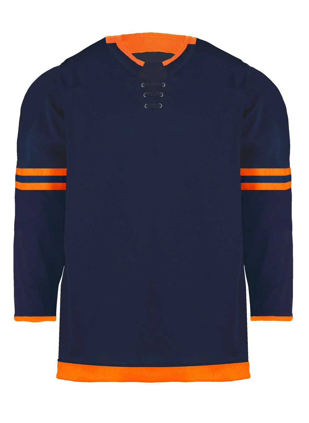 Maillot personnalisé premium Edmonton Pro Series Goalie Cut en bleu marine