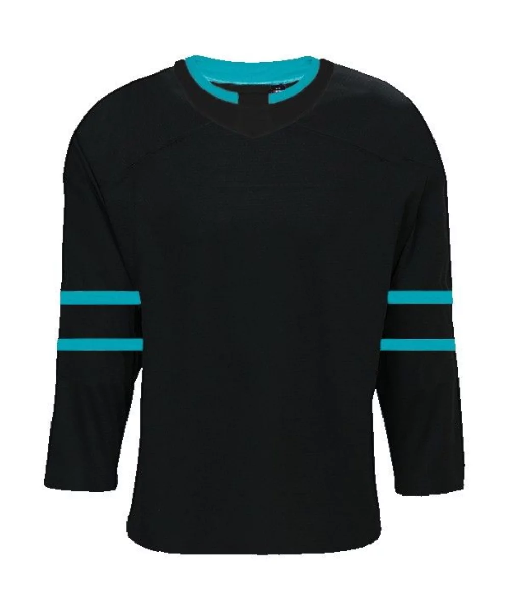 Maillot personnalisé noir de gardien de but de la série Pro de San Jose.