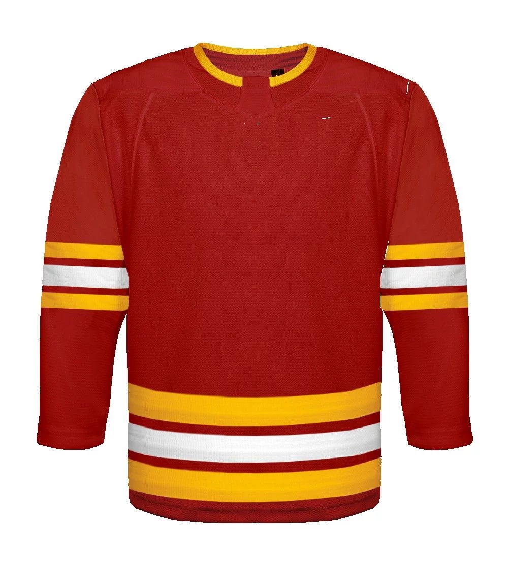 Calgary Pro Series Youth Red Custom Premium Jersey