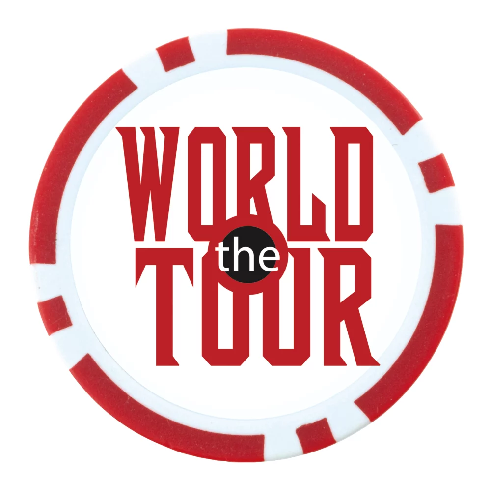 Marqueur de balle de golf en jeton de poker