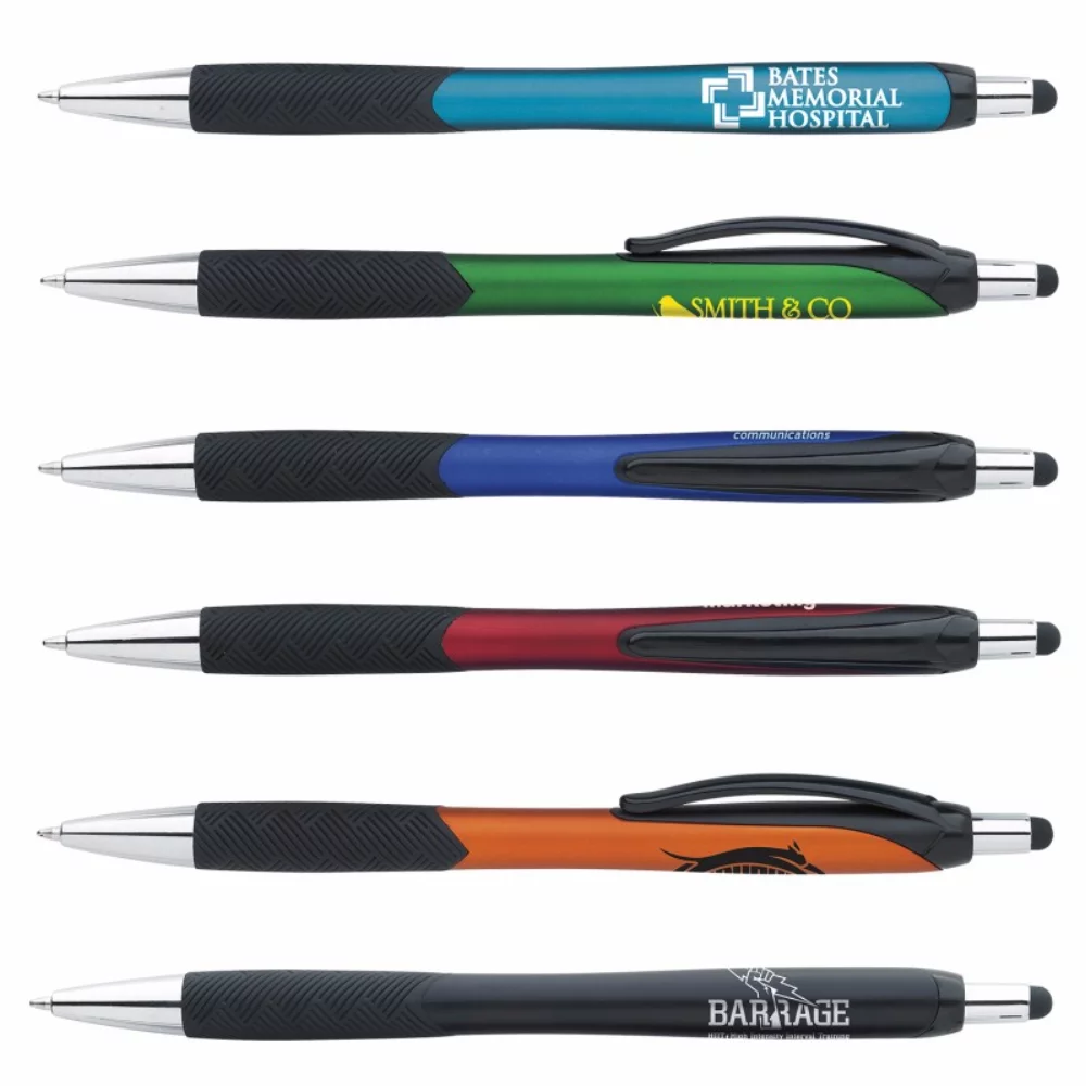 Stylet avec motif métallique antidérapant
