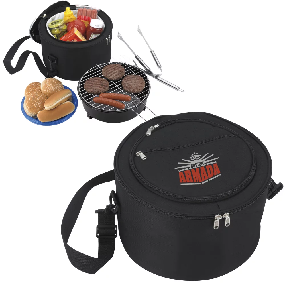 Barbecue portable Koozie® avec sac isotherme
