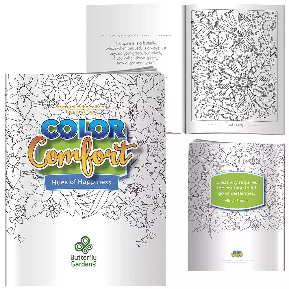 Livre de coloriage pour adultes - Nuances de bonheur (Fleurs)