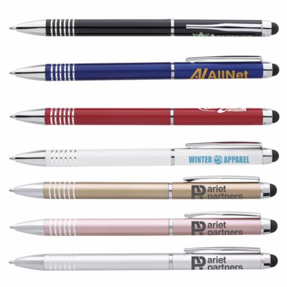 Stylo à bille métallique à embout tactile Good Value®