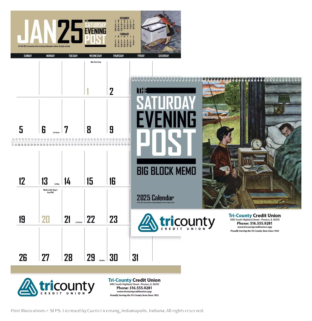 Le mémo du grand bloc du Saturday Evening Post