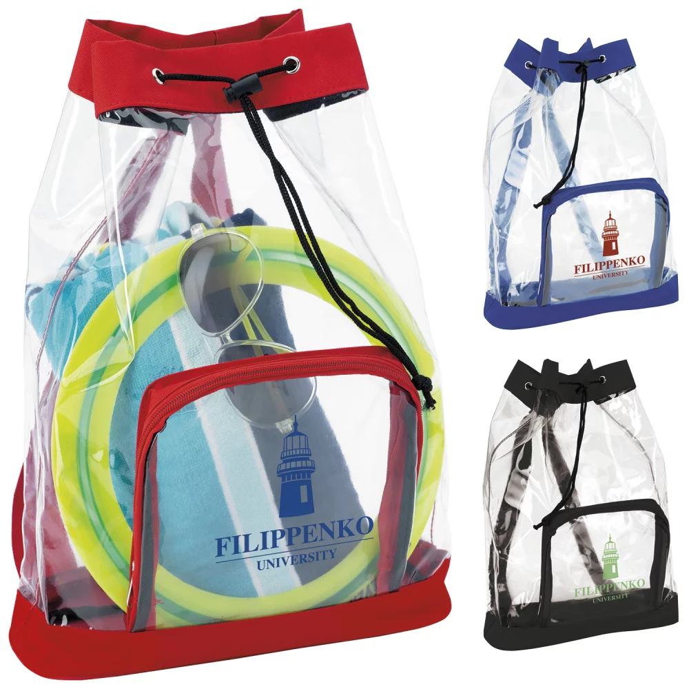 Sac à dos à cordon clair