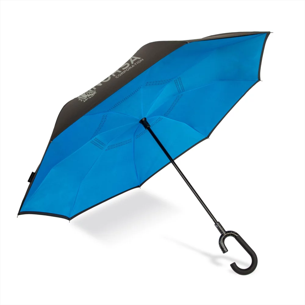 Parapluie à bâton inversé GoGo® de Shed Rain® de 48" en RPET