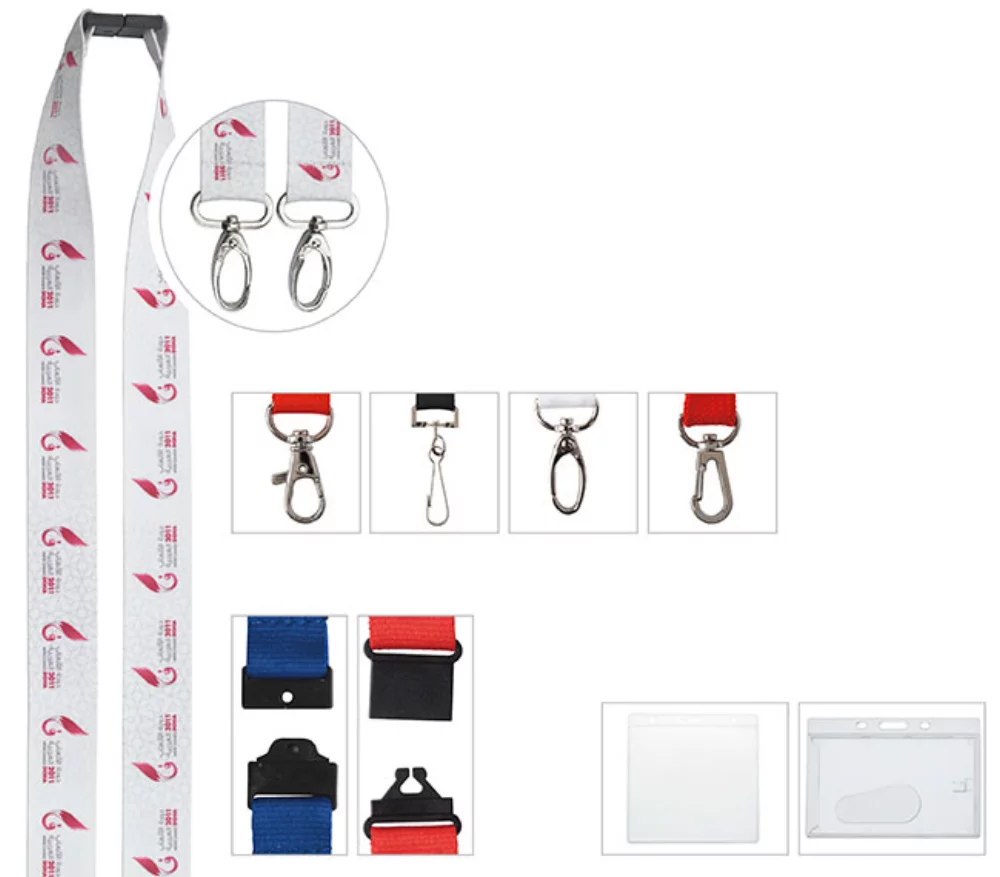 3/8" Double Hanger Lanyard