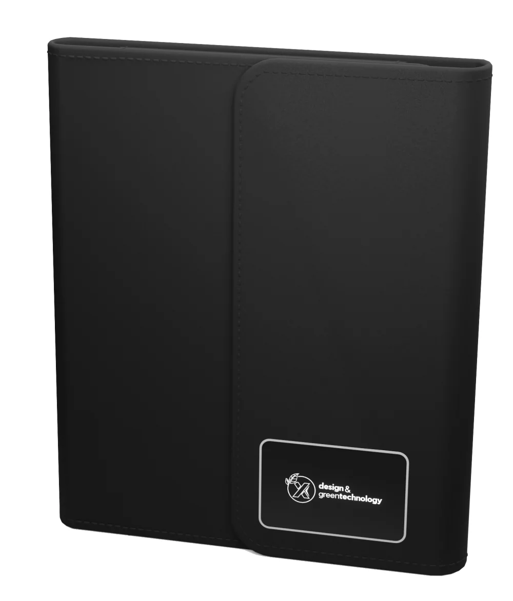 Cahier de charge sans fil SCX Design™ A5 avec batterie externe de 4000 mAh