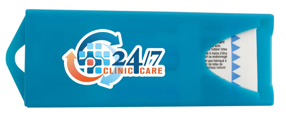 Distributeur de pansements colorés avec pansements transparents