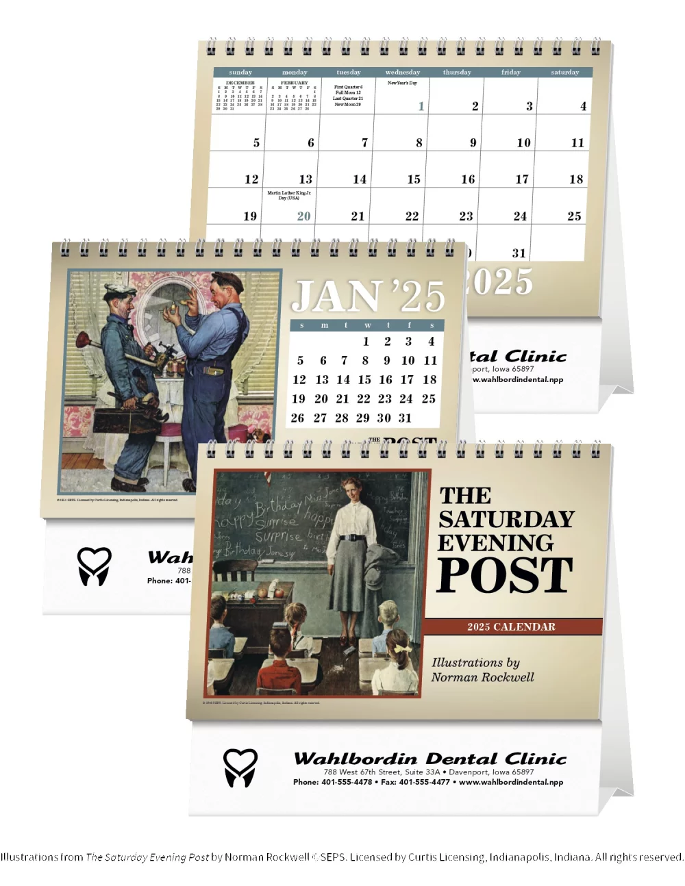Le grand bureau du Saturday Evening Post