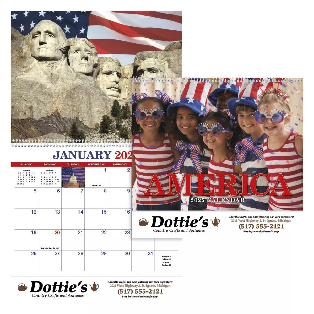 Calendrier de rendez-vous américain - Spirale