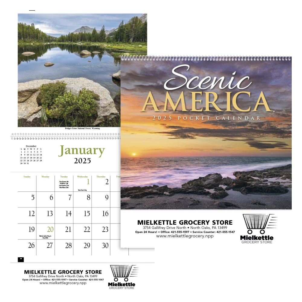 Calendrier de poche Scenic America®