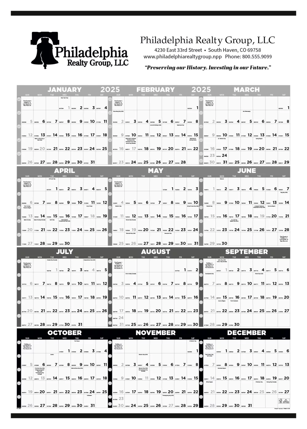 Gestion du temps en noir et blanc sur une année sans laminage