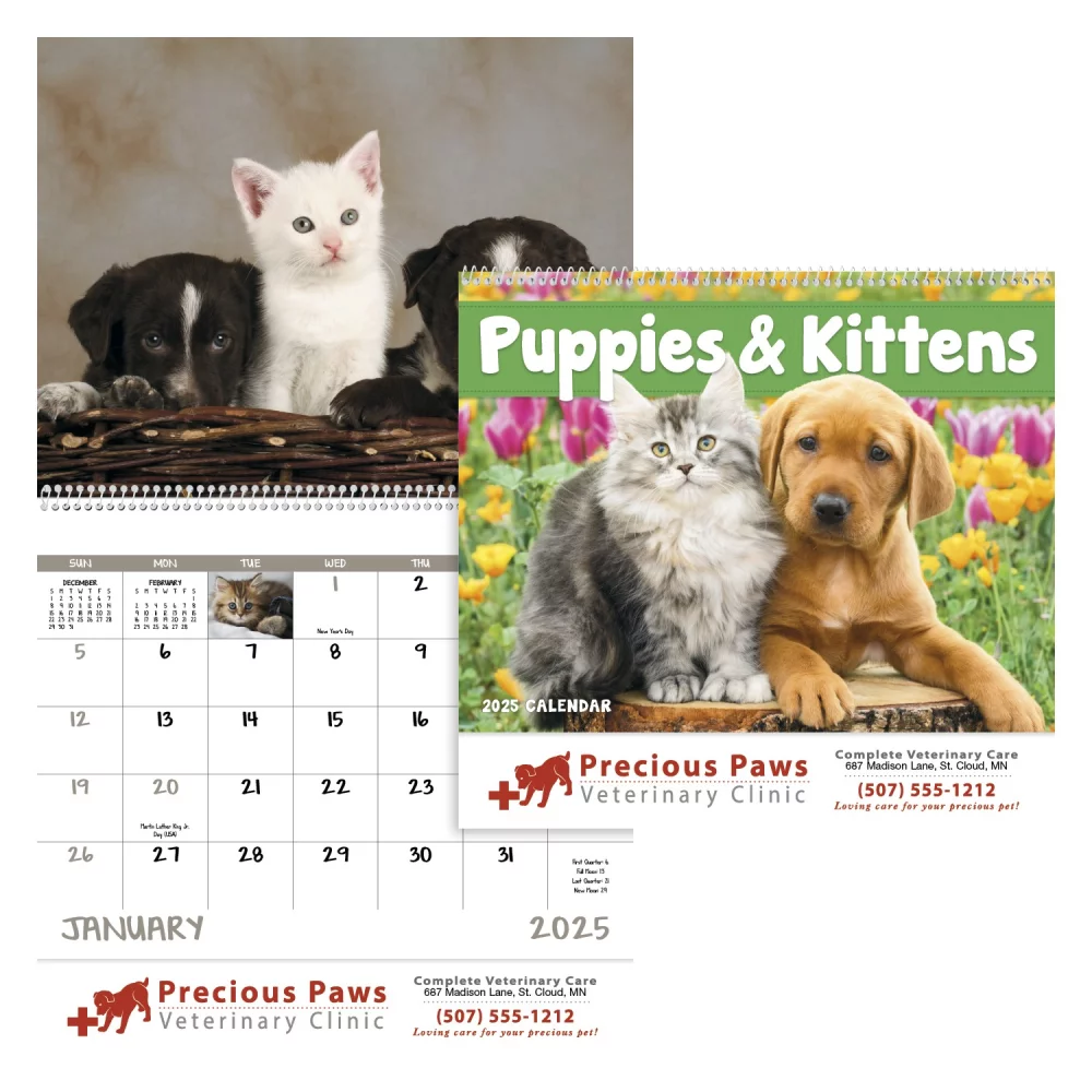 Puppies & Kittens - Spiral