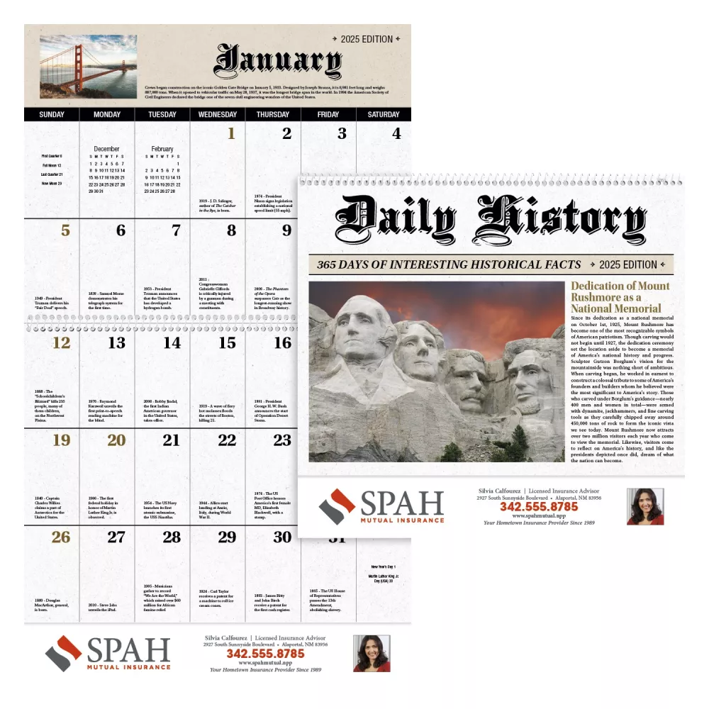 Spirale quotidienne de l'histoire